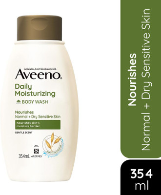 Aveeno Daily Moisturizing Body Wash| Nourishes Normal to Dry Sensitive Skin(354 ml)
