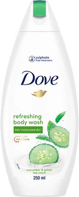 DOVE Refreshing Body Wash, with Cucumber & Green Tea Scent(250 ml)