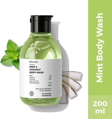 BRILLARE Mint & Coconut Body Wash - 200ml(200 ml)