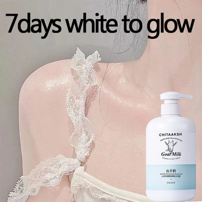 CHITAAKSH Goat milk Mousse body wash whitening shower gel ANTI-AGEING GEL (300 ml)(300 ml)