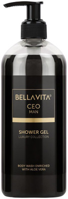 BELLAVITA CEO MAN Body Wash|With Woody & Citrus Notes, helps in hydrating Skin|(500 ml)
