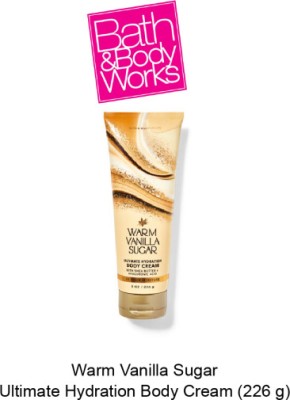 BATH & BODY WORKS Warm Vanilla Sugar Ultimate Hydration Body Cream(226 g)