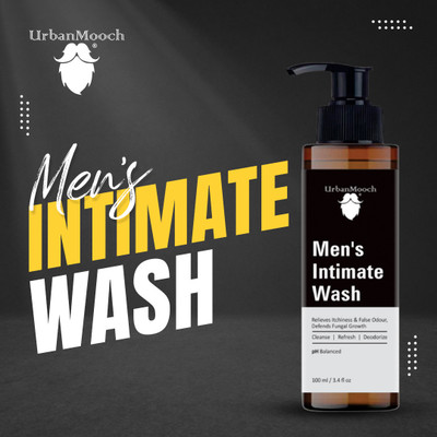 UrbanMooch Intimate Wash for Men | Relieves Itchiness & Odour | Prevents Fungal Growth(100 ml)