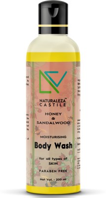 NATURALEZA CASTILE Honey & Sandalwood Moisturizing Body Wash(200 ml)