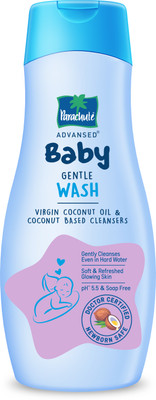 Parachute Advansed Baby Gentle Wash for New Born, Enriched with Virgin Coconut Oil(410 ml)