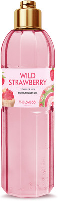 The Love Co. Strawberry Bath & Shower Gel - Luxury Body Wash For Women & Mens(250 x 1 ml)