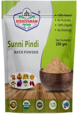 Rishivanam Herbals Organic Sunni Pindi Herbal Bath Powder For Skin (Ubtan Body Wash) Nalangu Maavu(250 g)