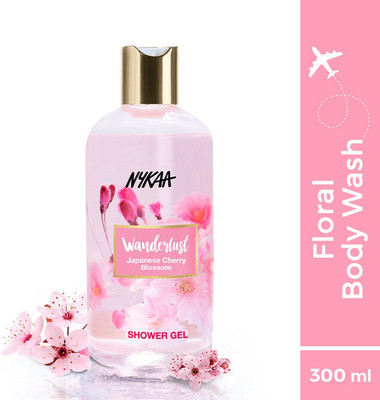 NYKAA Wanderlust Japanese Cherry Blossom Shower Gel 300ml(300 ml)
