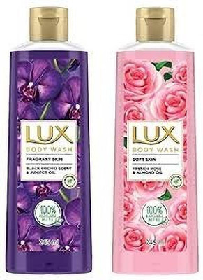 LUX BODYWASH FRAGRANT SKIN 230ML + SOFT SIKIN 230ML(2 x 230 ml)