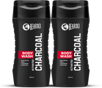BEARDO Chracoal Body Wash(2 x 200 ml)