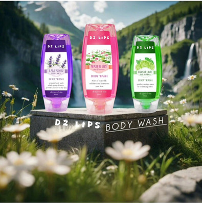 D2 LIPS FreshAura Body Cleanser Trio(3 x 100 ml)