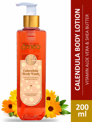 Omeo Calendula Body Wash, Shower Gel - 200ml with Calendula Extract for All Skin Type(200 ml)