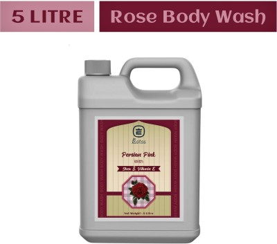 EATAS ROSE Body Wash with Glycerine For Soft Skin,Refill Pack - 5 Liter (5 L)(5 L)