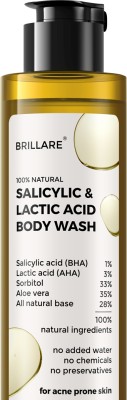 BRILLARE Salicylic & Lactic Acid Body Wash, For Clear, Acne Prone Skin, For Oily Skin(200 ml)