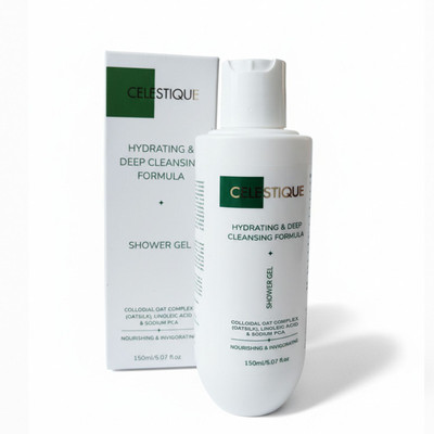 Celestique Deep Cleansing & Hydration Shower Gel with Aloe Vera, Vitamin E, Shea Butter(200 ml)