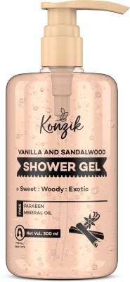 Konzik Vanilla And Sandalwood Shower Gel(300 ml)