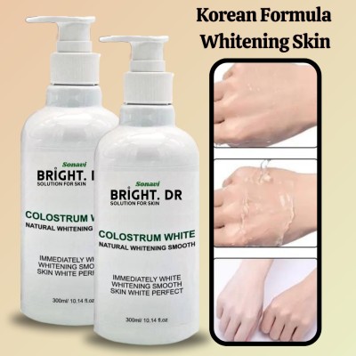 Sonavi KOREAN BEAUTY.DR MILK WHITENING SHOWER GEL For Whitening (pack of 2)(2 x 300 ml)