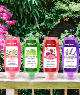 PIRKGLOW Forest Bloom smooth and moisturised Body wash(4 x 100 g)