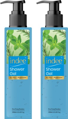 Indee Tea Tree & Peppermint Shower Gel(3 x 83.33 ml)