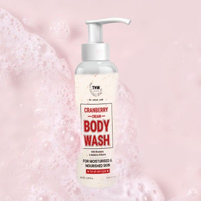 TNW - The Natural Wash Cranberry Cream Body Wash | Moisturizes & nourishes skin(200 ml)
