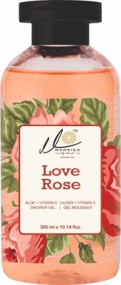 mannikabytanish Love Rose Rose Extract and Vitamin E Shower Gel(300 ml)