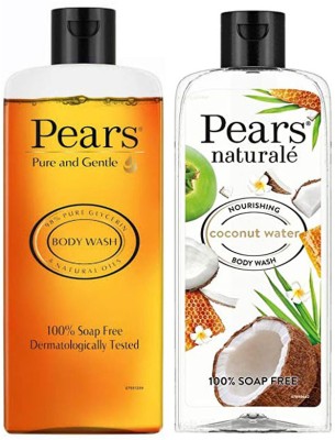 Pears Pure and Gentle , Coconut Water Body Wash (2X250ml)(2 x 250 ml)