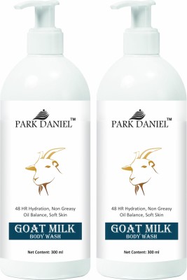 PARK DANIEL Goat Milk Body Wash Moisturizing your Skin Cleanser Pack 2 of 300ML(2 x 300 ml)