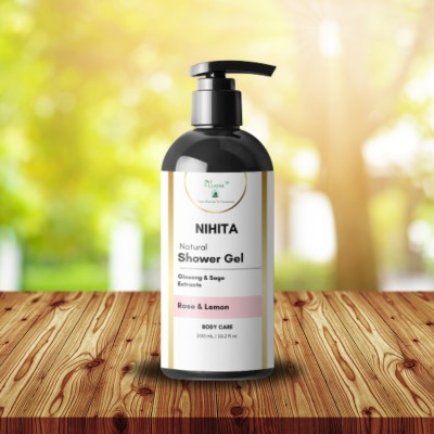 LA MONK Nihita Shower Gel with Ginseng & Sage Extracts (Rose & Lemon)(300 ml)