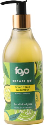 foyo Green Tea & Cucumber Deep Cleansing Body Wash with Aloe Vera & Shea Butter(275 ml)