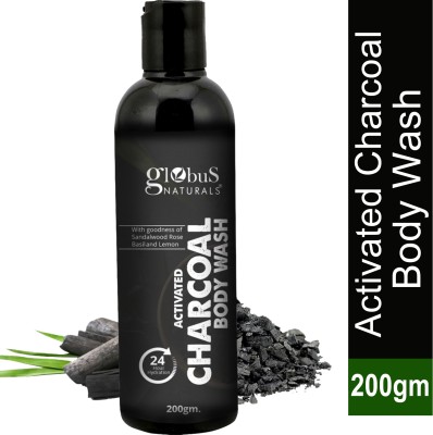 Globus Naturals Deep Cleansing & Refreshing Activated Charcoal Body Wash(200 g)