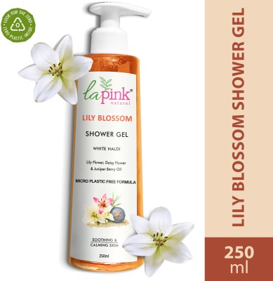 La Pink Lily Blossom Shower Gel for Soft, Glowing & Refreshing Skin, Sulphate Free(250 ml)