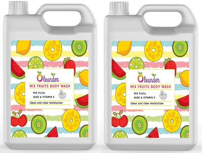oleander MIX FRUTS & LAVENDER_ Moisturizing Shower Gel - 2 L(2 L)