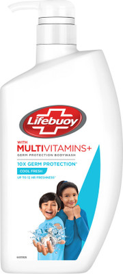 LIFEBUOY Body Wash Coolfresh 1l | An Antibacterial Body Wash | Long-Lasting Freshness(1 L)