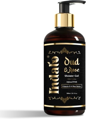 Indalo Oud & Rose Shower Gel Infused with Vitamin-E & Shea Butter(300 ml)