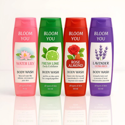 BLOOM YOU NatureMist Bliss – Floral & Fresh Combo(4 x 100 ml)
