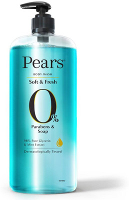 Pears Soft & Fresh Shower Gel, Super Saver XL Pump Bottle, Paraben free(750 ml)