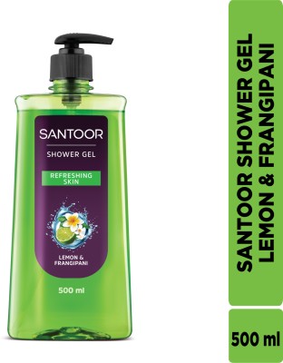 Santoor Shower Gel Lemon and Frangipani(500 ml)