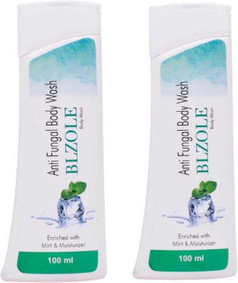 BLZOLE Anti Fungal Body Wash Enriched With Mint And Moisturizer(2 x 100 ml)
