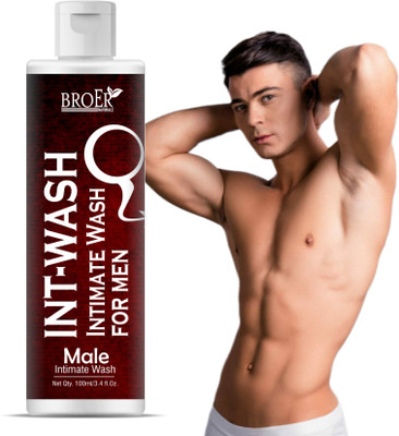 BROER INT-WASH pH Balance Intimate Wash for Men | Fights Odour & For Sensitive skin(100 ml)