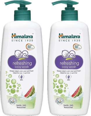HIMALAYA REFRESHING BABY WASH 200ML ( Pack of 2 )(2 x 200 ml)