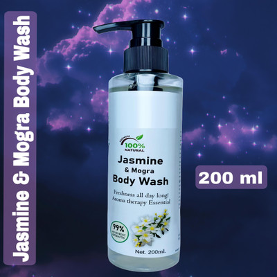 ShopCircuit Gentle Cleansing Jasmine & Mogra Body Wash | Cleanses while Retaining Moisture(200 ml)