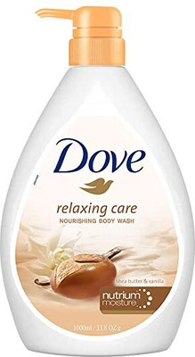 DOVE Relaxing Care Nourishing Body Wash with Shea Butter & Vanilla Nutrium Moisture(1000 ml)