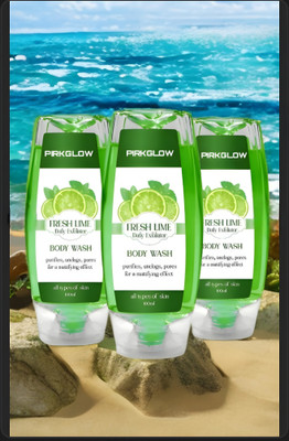 PIRKGLOW Summer Splash Lime Cleanser Gel(3 x 100 ml)