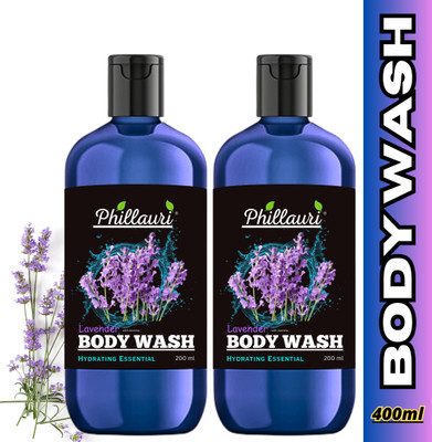Phillauri Lavender Body Wash For Nourishing And Moisturising And Velvet Soft Skin(2 x 200 ml)
