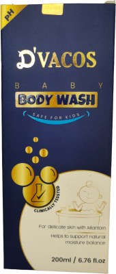 DVACOS Baby Body Wash Removes Dirt & Germ Support Natural Moisture Balance Safe For Kid(200 ml)