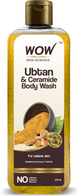 WOW SKIN SCIENCE Ubtan & Ceramide Body Wash | Radiance Boosting Cleanser | Revives Dull Skin(275 ml)