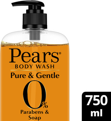Pears Pure & Gentle Shower Gel, Super Saver XL Pump Bottle, Paraben free(750 ml)