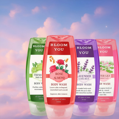 BLOOM YOU Serenova Bath Indulgence – 4 Fragrance Pack(4 x 100 ml)