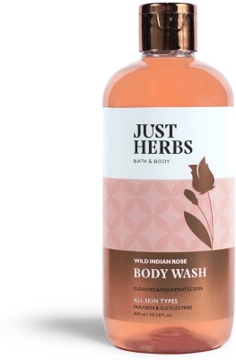 Just Herbs Wild Indian Rose Gentle Body Wash(300 ml)