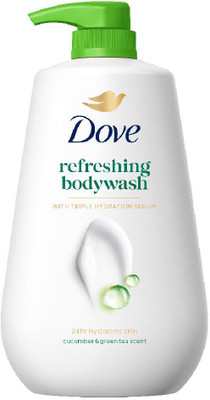 DOVE Refreshing Bodywash with Tripe Hydration Serum(800 ml)